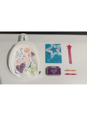 American Girl Doodle Backpack Set